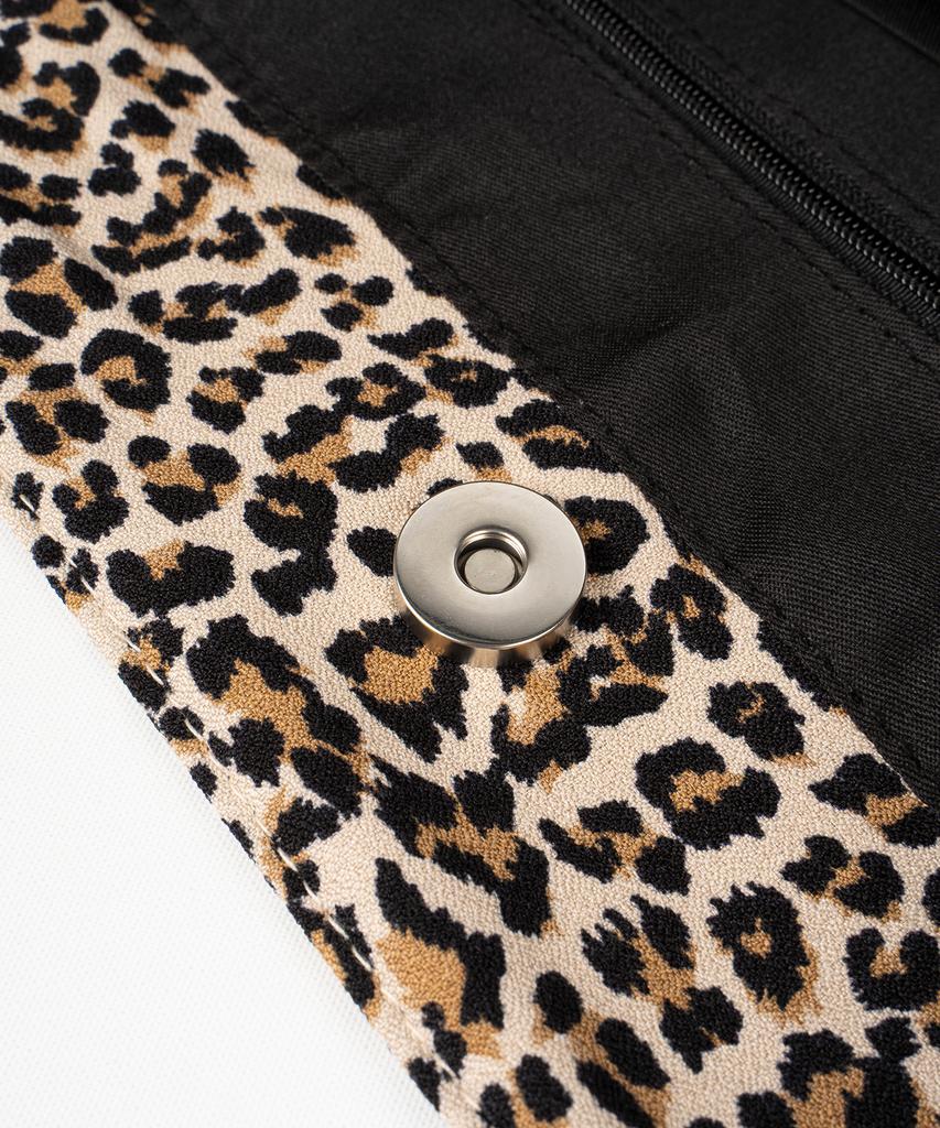 Roidesrois Leopard Flat Hobo Shopper Bag (Beige)