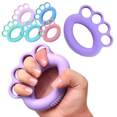 10-60LB Impugnatura per Dita in Silicone Fascia Elastica Resistenza Mano Polso Potenza Allenatore Dita Esercizio Avambraccio Espansore Impugnatura Stretcher J2I7