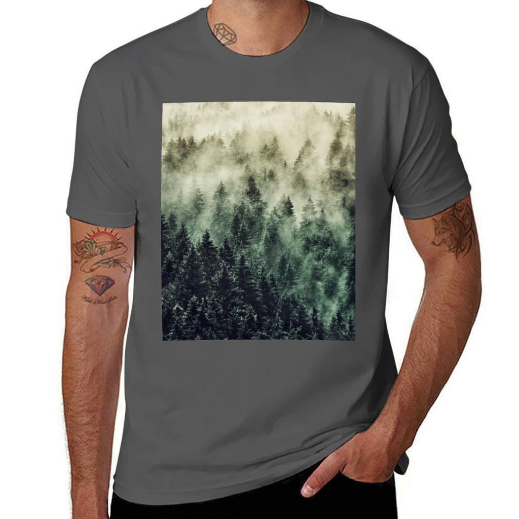 Everyday Gimme Some Fetysh Of A Misty Foggy Fall Wilderness Forest Covered In Magic Fog Tshirt
