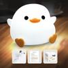 DoDo Duck Silicone LED Bedside Lamp Night Light Cute Duck Dimmable Nursery Nightlight Rechargeable Baby Bedrooms Decoration