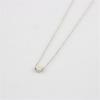 Elegant Small Smooth Heart Pendant Necklace Stylish Fashion Jewelry for Women Steel Stainless