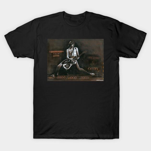 

Men Black Print T-shirt Punk Rock No-Cut Transfer Paper Print Cotton Tshirt M чёрный