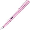 LAMY (Ramy) Safari Light Rose Fountain Pen - Ergonomic Grip and Polished Steel Tip Size F - Perfe...