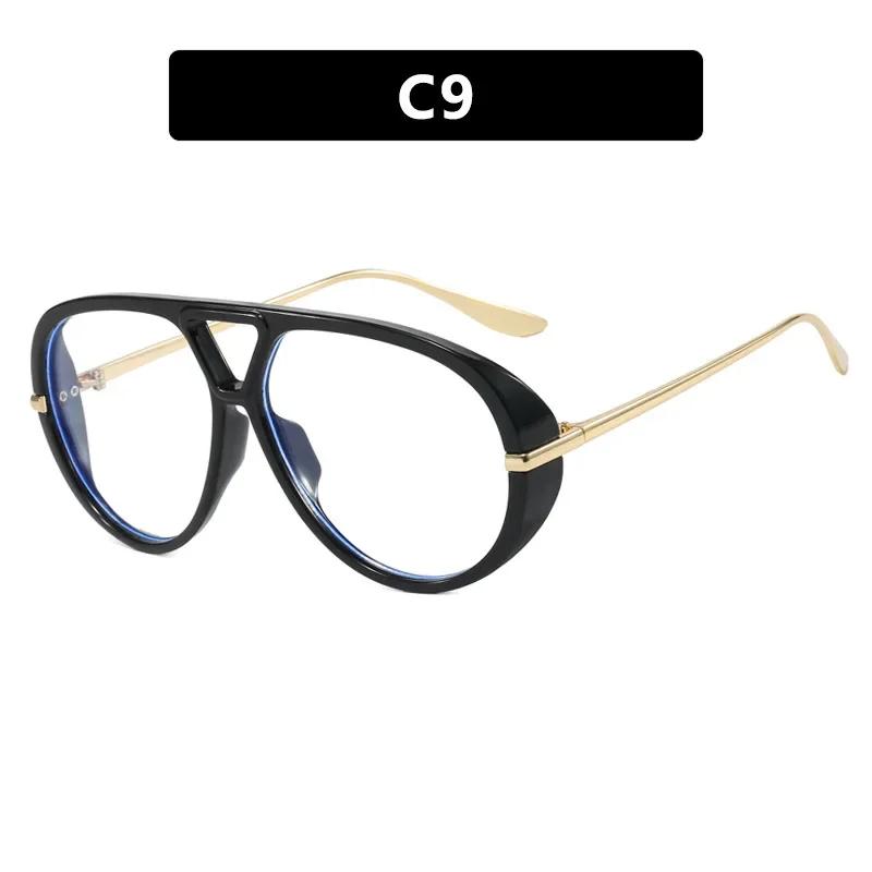 New in Oversized Pilot Sunglasses Men Vintage Double Bridge Sun Glasses Women Trendy Luxury Brand Design Outdoor Shades