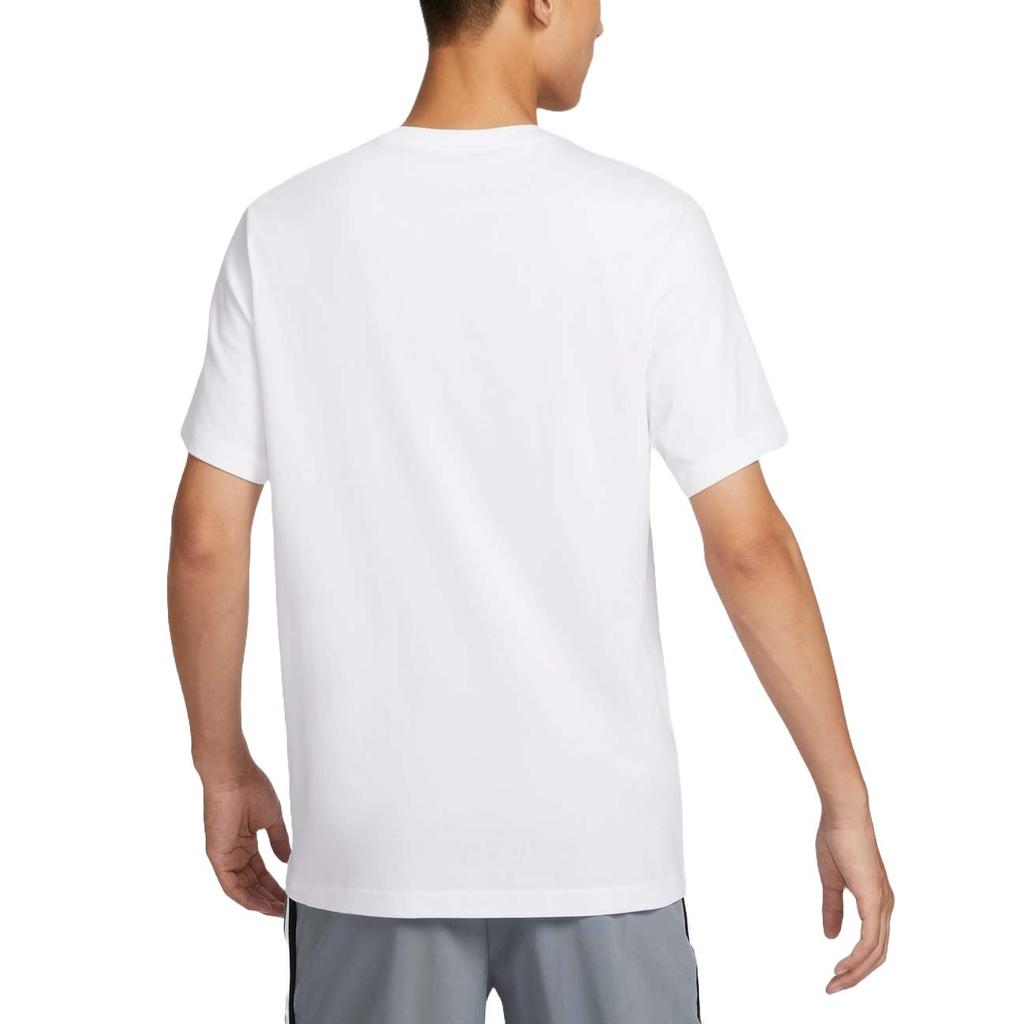 Nike Dri Fit T Shirt Men's White/White/Travel Yellow/Comet Red FZ4578-100