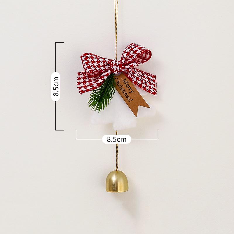 Set Ornamente Clopoței de Crăciun Clopoței Agățați Pentru Pom Ușă Mașină Carillon de Vânt Decoratiuni Festive Cadou