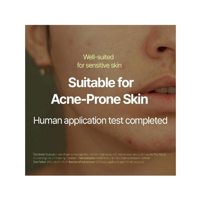 Pyunkang Yul Calming Low PH Foaming Cleanser | Daily Face Wash & Makeup Remover With Tea Tree, Centella Asiatica - 150ml