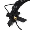 Frauen Niedliche Spitze Katzenohren Haarband Solide Schleife Haarband Stirnband Frauen Kopfschmuck Mädchen Prinzessin Tiara Haarschmuck