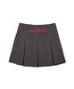 Mongbirdy Golf Soft Touch Warm Pleats Soft Brushed Embroidery Pleated Skirt_D.Grey