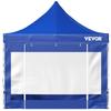 10 X 10 FT Pop Up Canopy Tent, Outdoor Patio Gazebo Tent with Removable Sidewalls and Wheeled Bag, UV Resistant Waterproof Instant Gazebo Shelter for