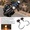 Yellow Light Motorcycle Turn Signal Turning Indicator Lamp Modification Accessory(Black)