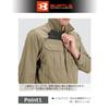 BURTLE 6091 Jacke nebelblau L