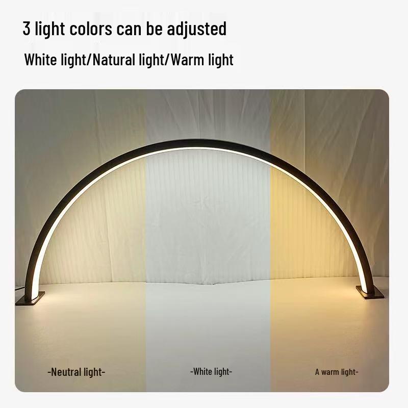 Portable U-shaped LED Beauty Light for Manicure & Eyelash - Eye-Protective, Adjustable Desktop Lamp