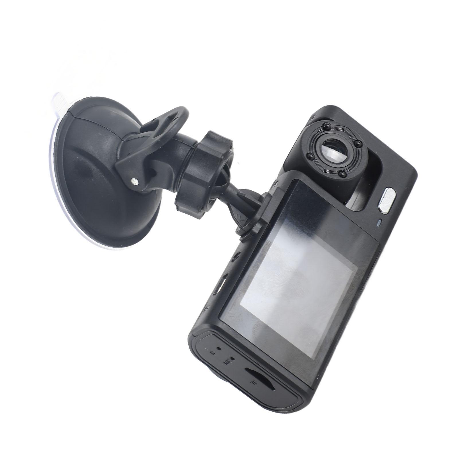 

Двойной видеорегистратор 3 дюйма 1080P HD для вождения автомобиля спереди и внутри с циклической записью G-сенсора