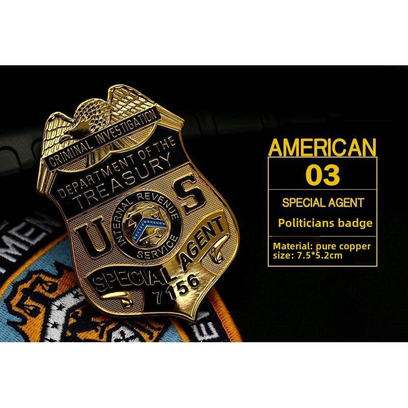 

Военный фанат Металлический значок Бронзовая медаль на воротнике Наплечный значок Значок США Значок на шляпу Значок 03