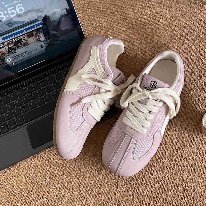 

Повседневная обувь Jinmi женская весна-осень 2025 года, новая ретро универсальная студенческая легкая обувь Forrest Gump удобная обувь на плоской подошве 35 фиолетовый