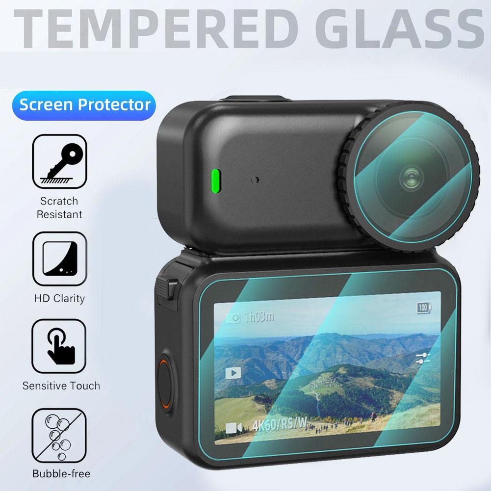 For DJI Osmo Nano Tempered Glass Protective Film Sports Camera Display Screen Anti Drop Anti Scratch Screen Protector Accessorie