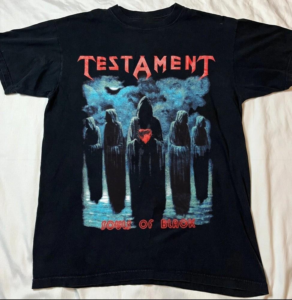 Testament Souls Of Black aLBUM Cotton Black S234XL Unisex Shirt KK2100 Unisex T-Shirt S