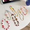Japanese Korean Mobile Phone Lanyard DIY Beauty Personalized Cartoon Handmade Bead Girl Sweet Chain Rope