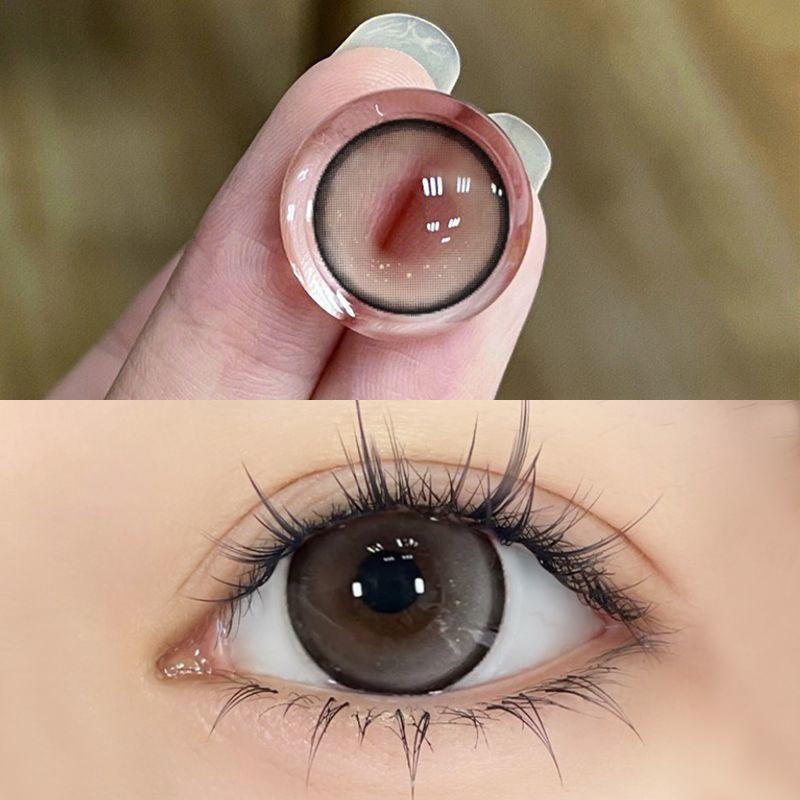MillCreek farebné kontaktné šošovky Big Eyes 14,5 mm myopia, ročné použitie, stupňovité kontaktné šošovky