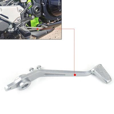 Neuer Motorrad Hinterradbremspedal Fußhebel Silber Passend für Kawasaki Z900 ZR900 2018 2017 43001-0749