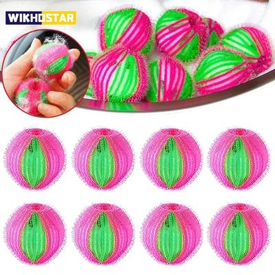 6/12 pz Palline Magiche per Bucato Cattura Peli Palline Pulizia Riutilizzabili Lavatrice Rimozione Macchie di Pelo Filtro Strumenti di Raccolta Sporco