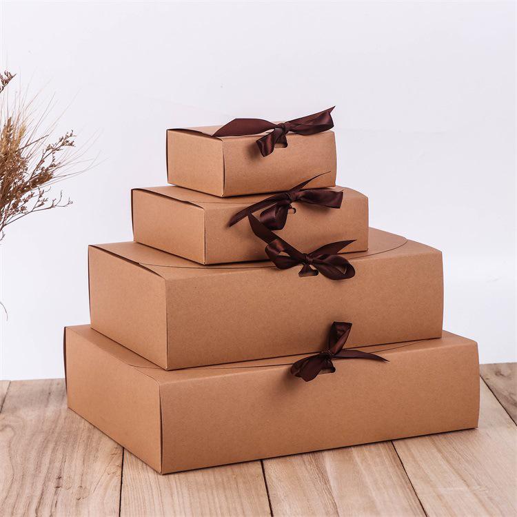 Versatile Kraft Paper Pastry Takeout & Gift Box