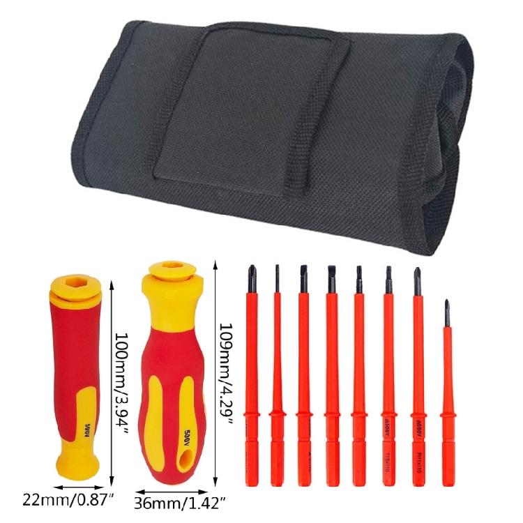 Insulated Screwdriver Set Strong Magnetic Adsorption Tip Easily Installation