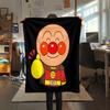 1PC Anpanman Print Flannel Blanket, High quality All Seasons, Home Decor, Warmth and Comfort, Perfect for Christmas Gifts