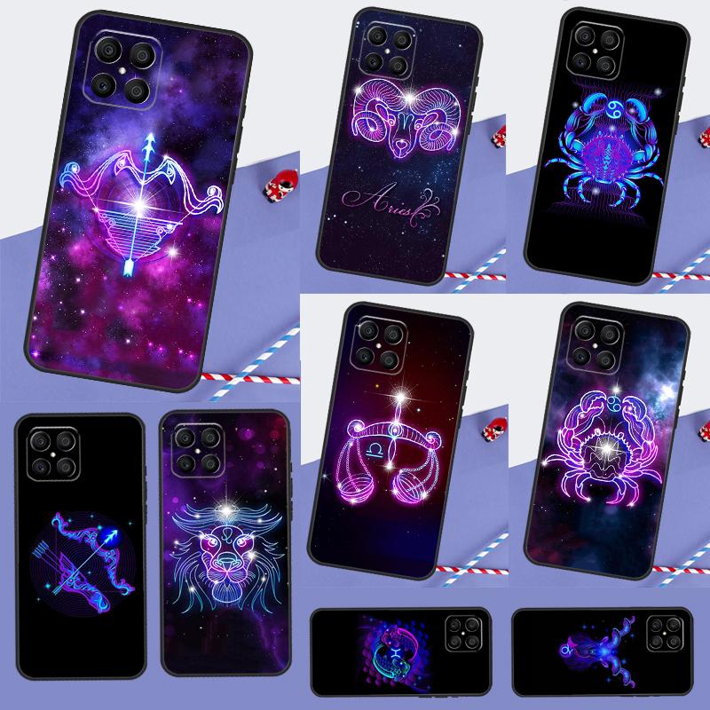 Zodiac Signs For Huawei Nova 12i 11i 8i 12s 9 10 SE Y91 Y90 Y60 Y70 Y72 Y61 P20 P30 P40 Lite P60 Pro Case