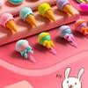 4pcs Yummy Dessert Erasers Set Mini Lollipop Icecream Popsicle Donuts Rubber Pencil Eraser for Kids School Student Award