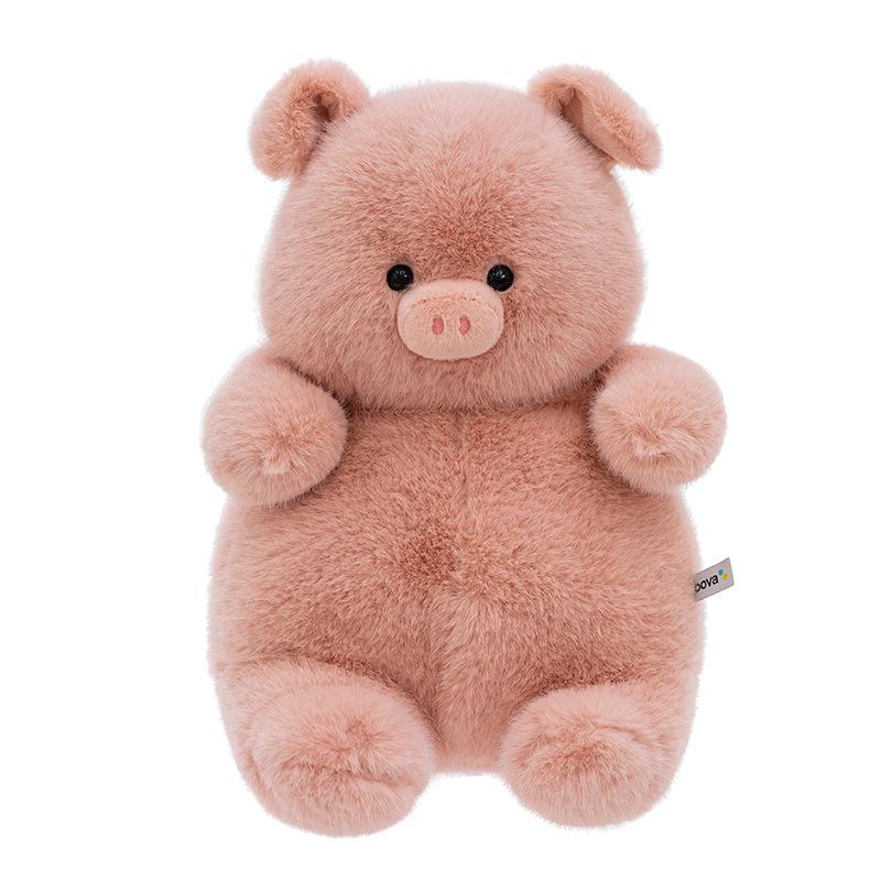 Cute Dundo Panda Plush Toy Cradle Machine for Pink Pig Doll Children's Sleeping Elephant Pillow