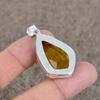 Citrine Gemstone Handmade 925 Sterling Silver Jewelry Pendant 1.77" KKG-68