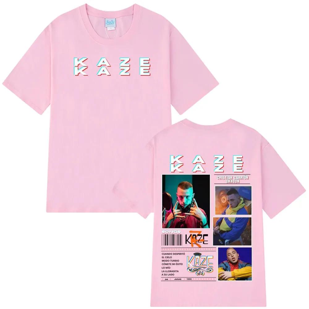 Rapper Kaze R New Fashion Album Print Tshirt Unisex Wounisex Casual And Loose Tshirt Shortsleeved 100 Cotton Hiphop Punk Tshirts