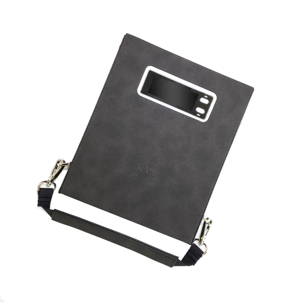 SHANLING EC Mini Portable CD Player Carrying PU Shoulder Strap Black Case/Bag, Leather, Protective, Strap/Short Included,