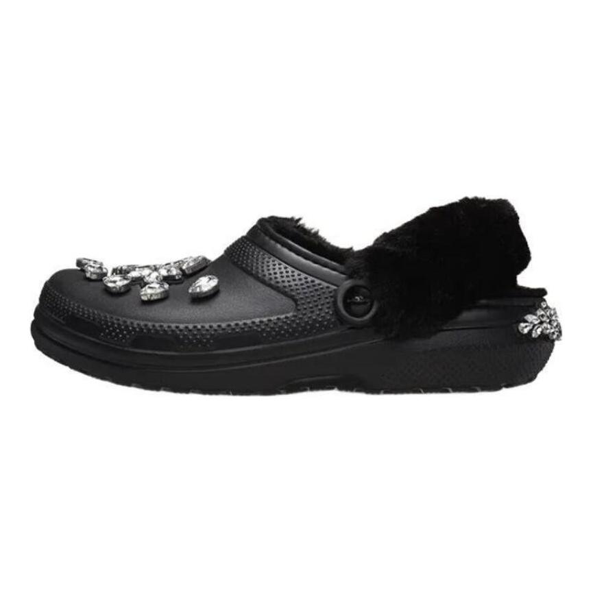SIMONE ROCHA x Crocs Scarpe Leggere con Foro per Tirare il Tallone Donna Nere