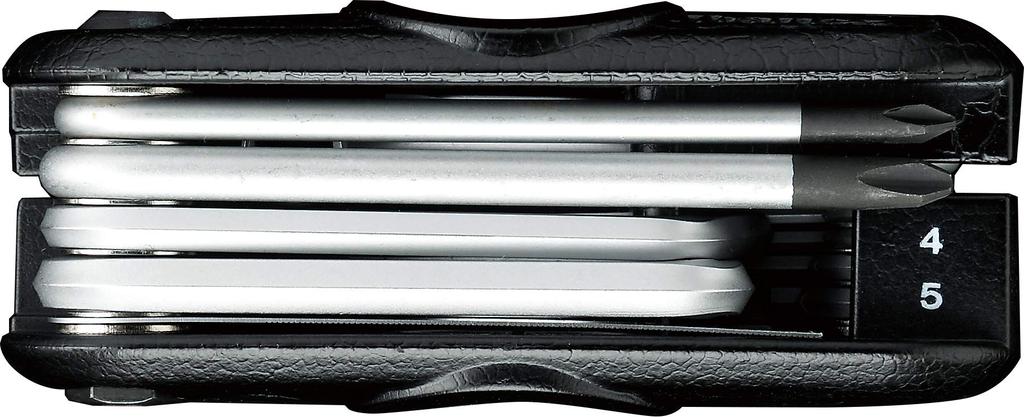 IBANEZ Ibanez Electric Guitar & Bass Multi Setup Tool (Metric) "Bikers Black" MTZ11-BBK