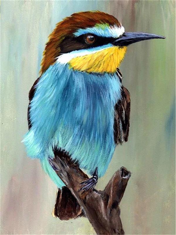 

RUOPOTY DIY рамка картина по номерам птица животное акрил домашний декор на холсте настенная художественная картина цветок для гостиной 40x50cm NO Frame