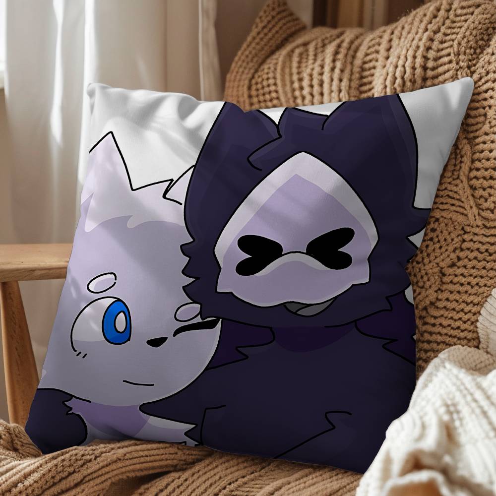 

cute Dr K Changed Puro Print Throw Pillow Cover Square Cushion Case for Living Room Bedroom Decor 45x45 cm