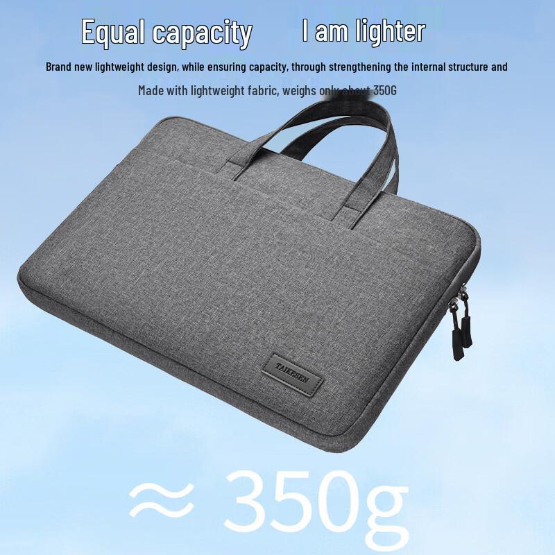 Teksen Handheld Laptop Sleeve with Airbag Shock Absorption