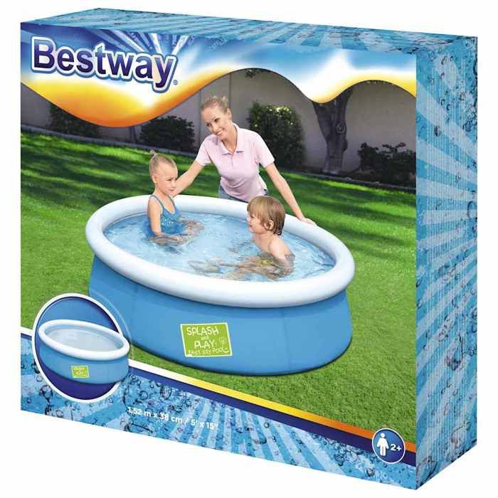 Piscine Gonflable - Bestway - My First Pool - Ø152x38 cm - Tri-tech - 477 L