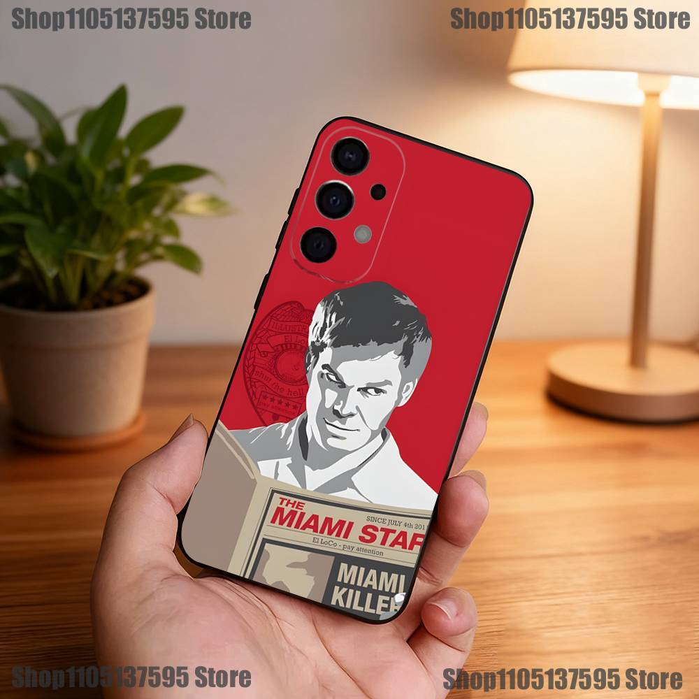 D-Dexter Morgan Phone Case For Samsung S25,S24,S21,S22,S23,S30,Ultra,S20,Plus,Fe,Lite,5G Black Cover