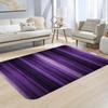 Alfombra de Área Rayada Morada Alfombra Decorativa para Sala de Estar Alfombra Antideslizante Felpudo Dormitorio Alfombras para el Hogar Alfombra Moderna y Minimalista
