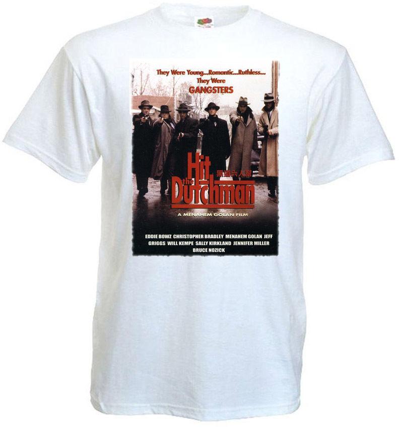 Hit the Dutchman v2 T-shirt white movie poster all sizes S5XL XXXL