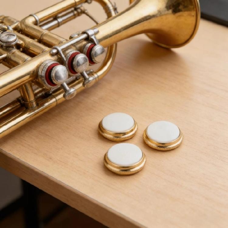 3pack Professional Trumpet Repair Part Trumpet Valves Finger Button Cap Replacements for Trumpeters Students