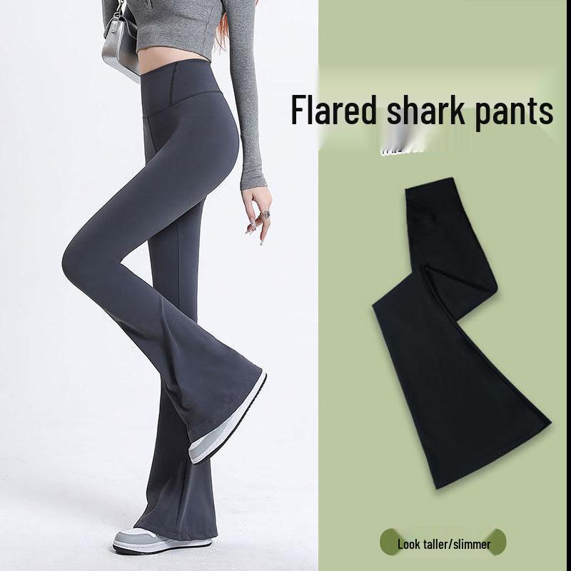 

Women s Spring/Summer High-Waist Hip-Lifting Flare Pants with Abdomen Control XL (suggested 60-70 kg) чорний