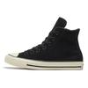 Chuck Taylor All Star Round Toe Lace-up Non-Slip Abrasion Wrap Warm High-Top Canvas Women's Black