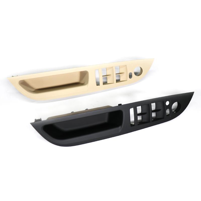 51416983693 51416983703 Beige Black Left Right Car Interior Handle Inner Door Armrest Panel Pull Trim Cover For BMW 5 Series E60