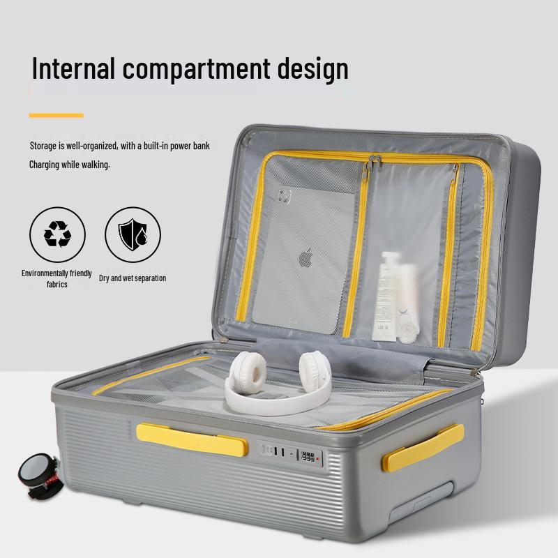 

Extra-Large 26-Inch Student Trolley Case with Universal Wheels & Combination Lock - Thick, Durable, and Sturdy 20-inch фиолетовый