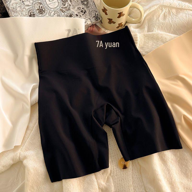 7a Women's High-Waisted Seamless Safety Shorts: Anti-Bacterial, Non-Rolling, Tummy Control & Butt Lifting.